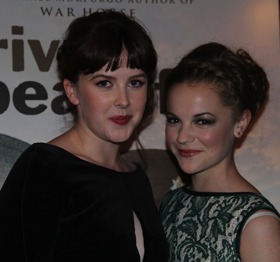 Izzy with Alexandra Roach - the younger and older versions of 'Molly'.