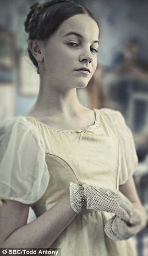 Izzy as 'Young Estella' in the BBC's 'Great Expectations'