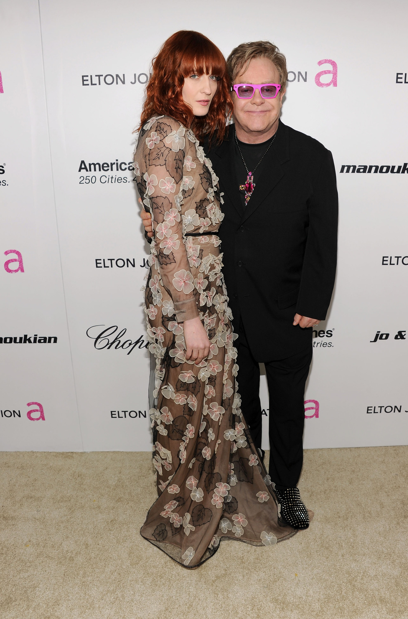Elton John and Florence Welch