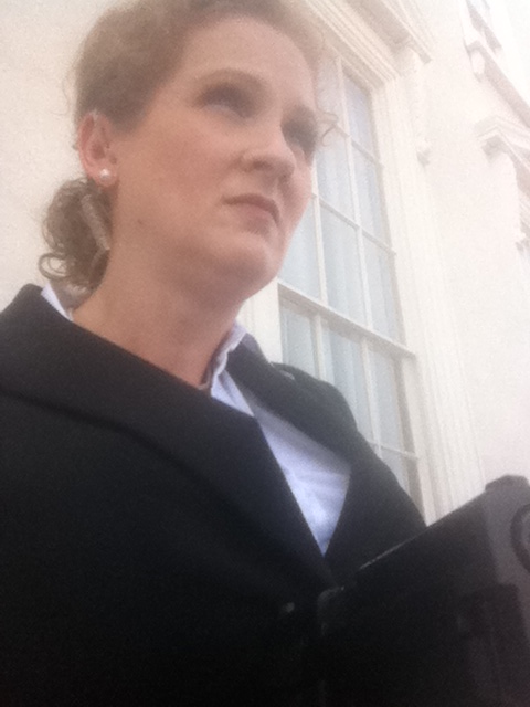 Ginger Cerio Filming on Olympus Has Fallen