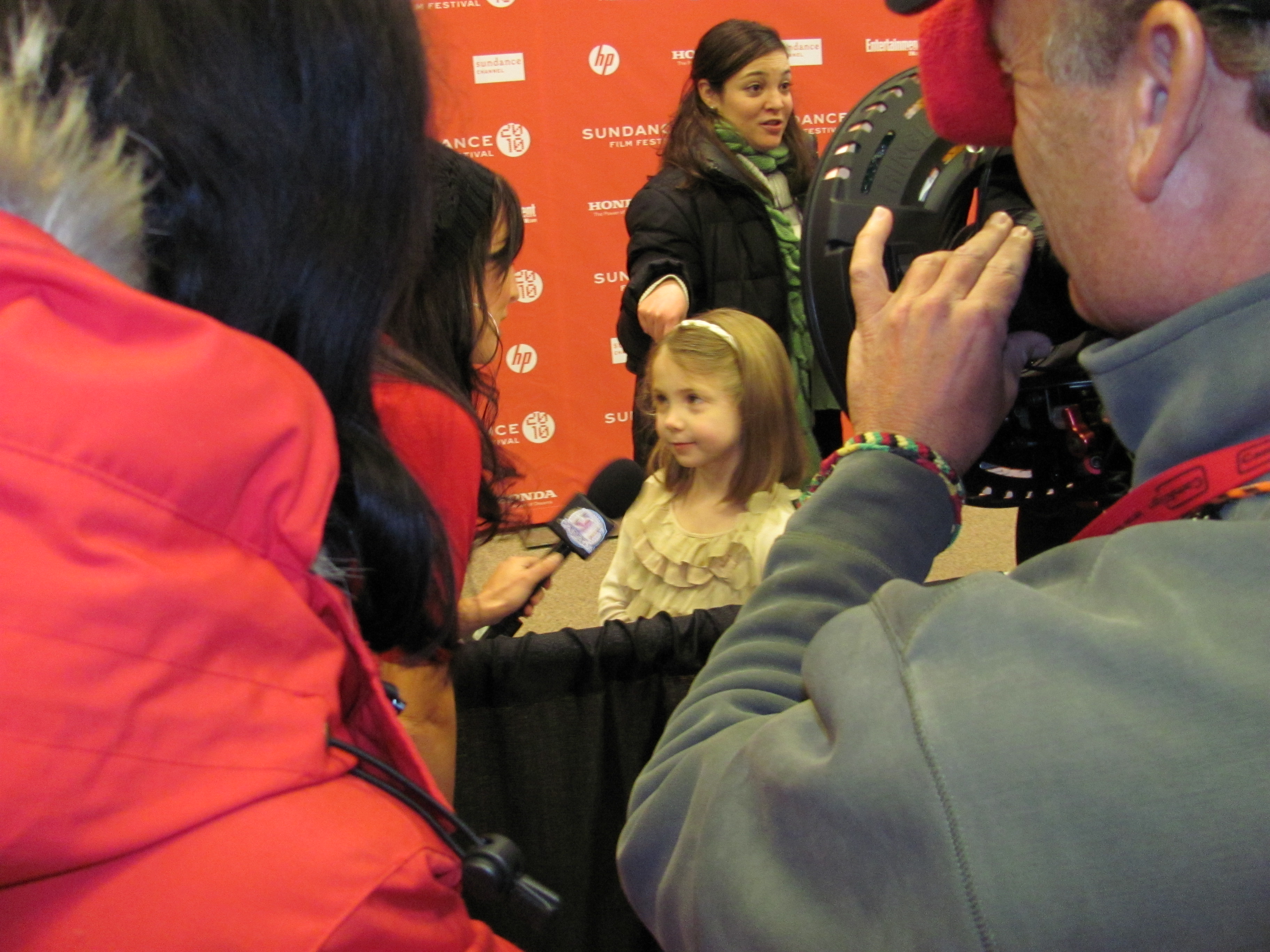 On the red carpet at the Sundance 2010 premiere of Blue Valentine