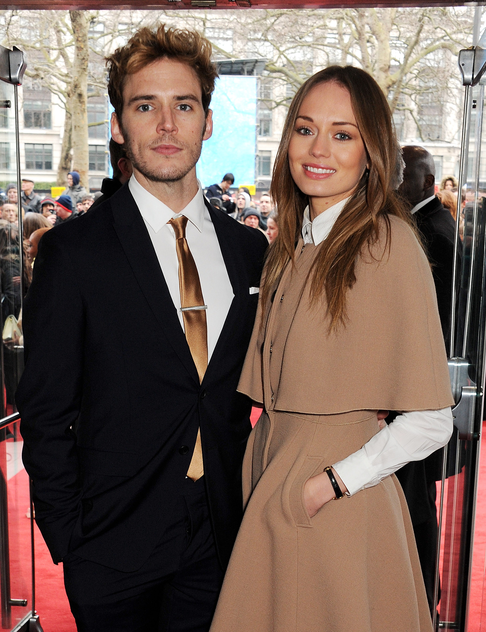 Laura Haddock and Sam Claflin