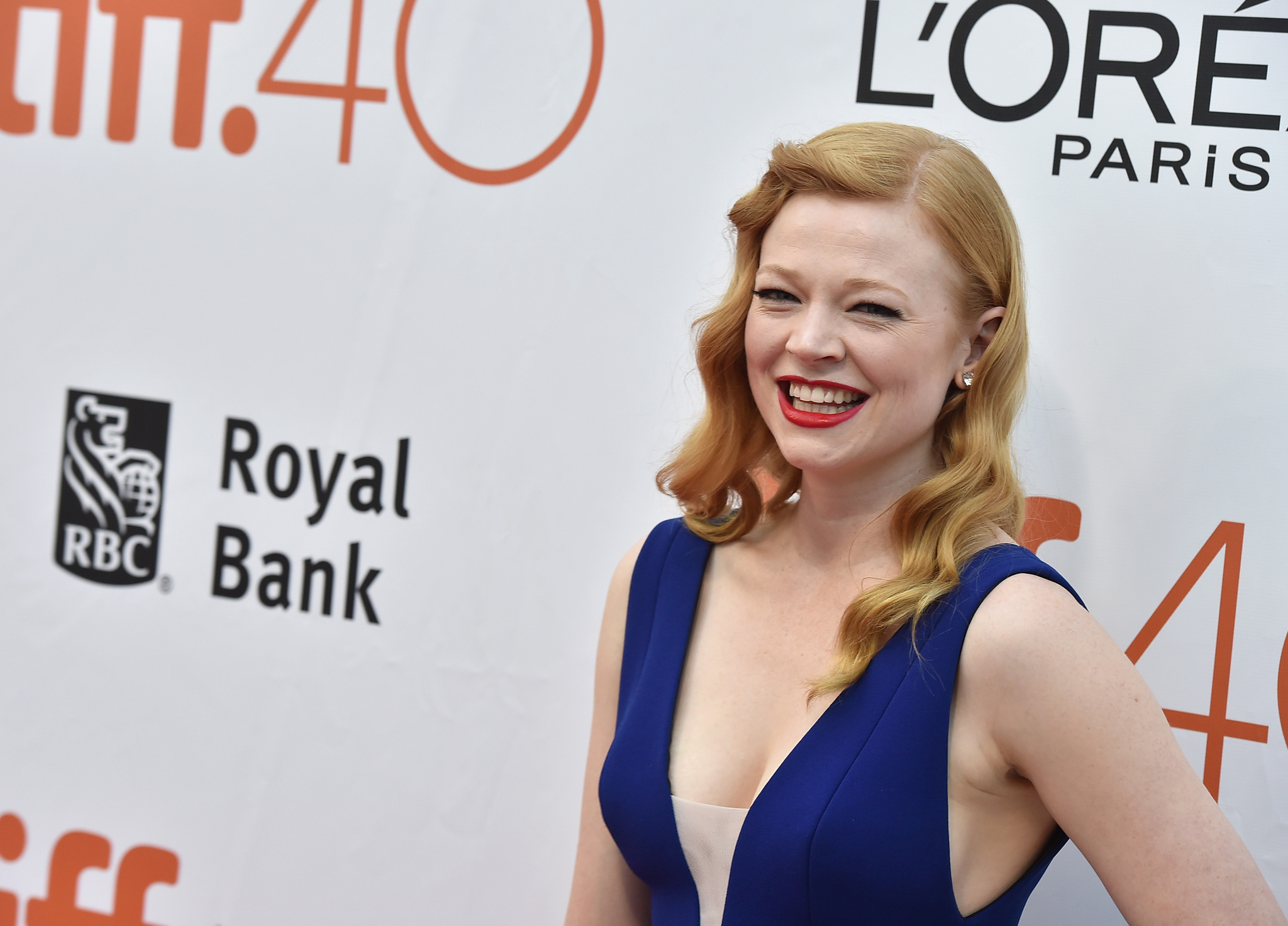 Sarah Snook at event of The Dressmaker (2015)