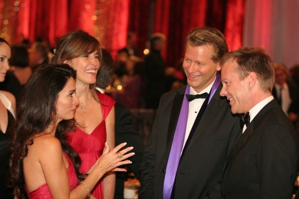 Marcello Coltro, Claudia Ohana, Kiefer Sutherland and Katia Murgel - 37th AFI Life Achievement Award