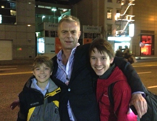 Gabriel and Tommy with Stephen Daldry
