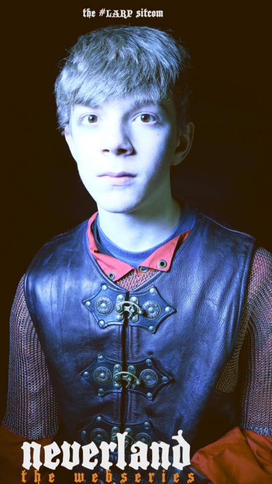 Gabe as the young LARPer JT in Neverland-the webseries
