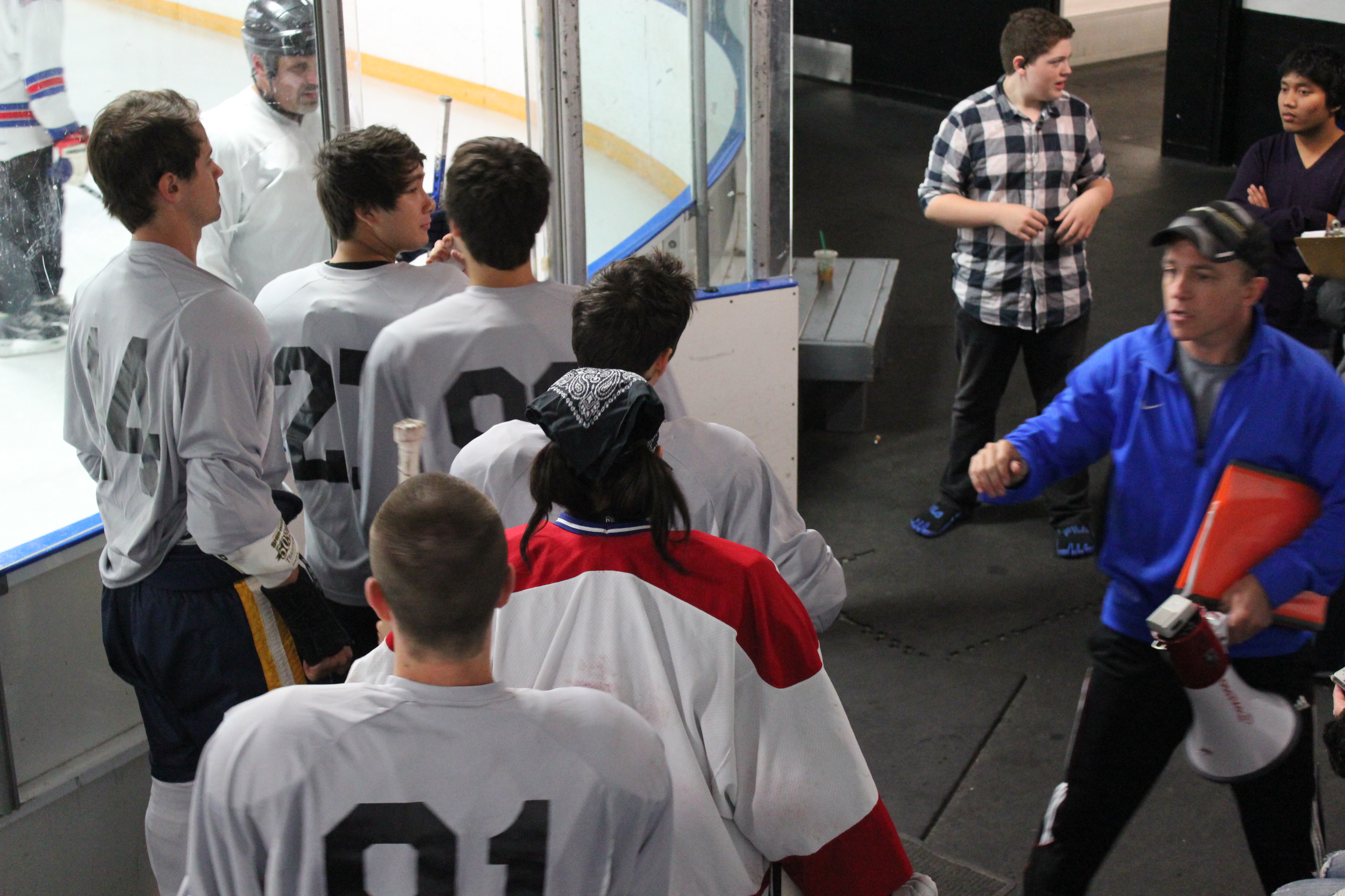 Viktor Argo at Valley Ice getting ready for first day of shooting Power Play