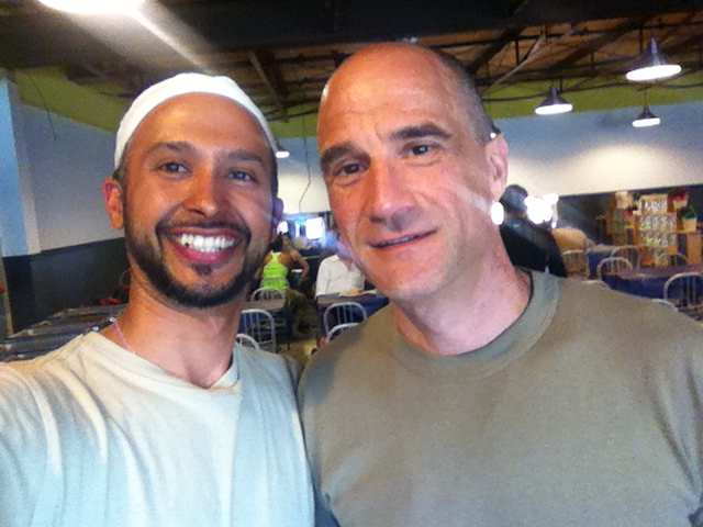 Set of Combat Hospital-Elias Koteas and Ali Kazmi