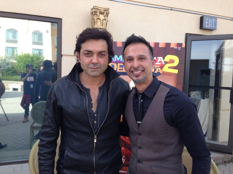 with Bollywood Actor Bobby Deol