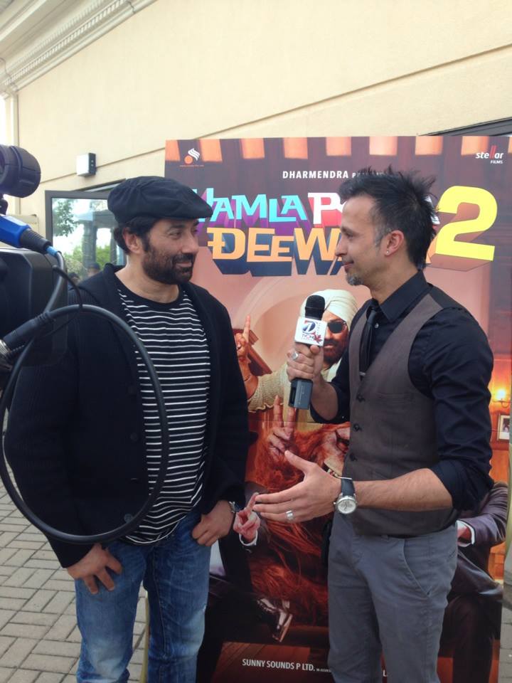 with Sunny Deol