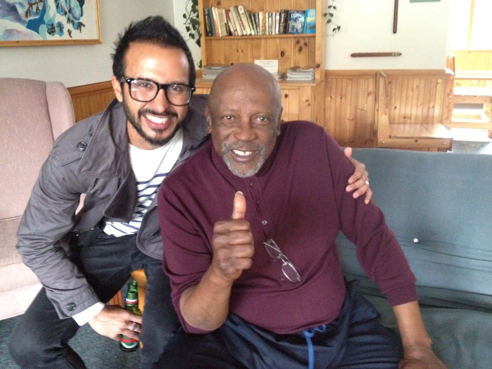 The legendary Lou Gossett Jr. and Ali Kazmi