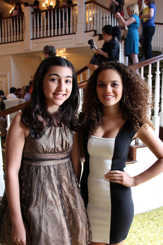 With Madison Pettis at the Young Arist Awards 2013