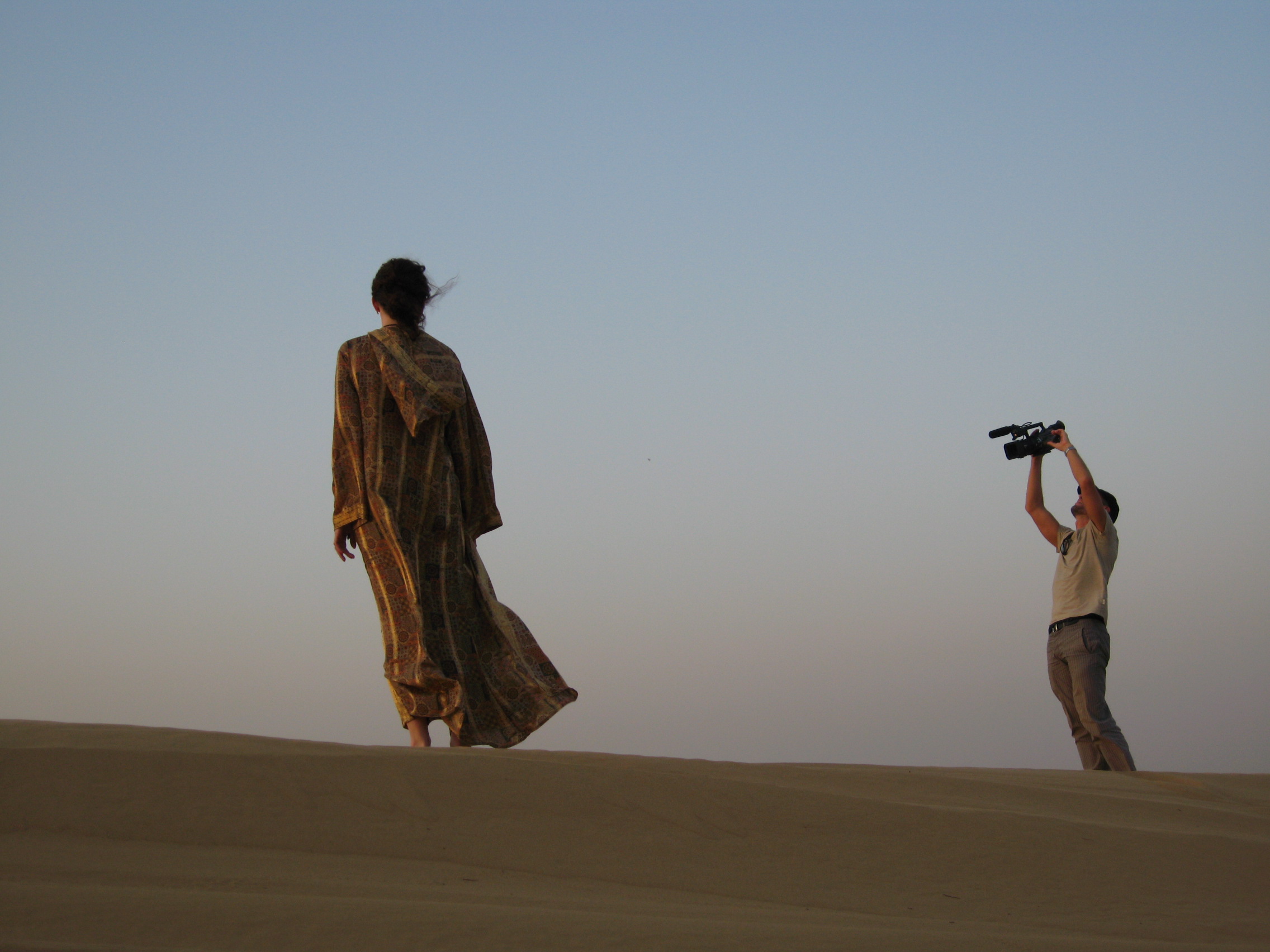 Shooting in the desert