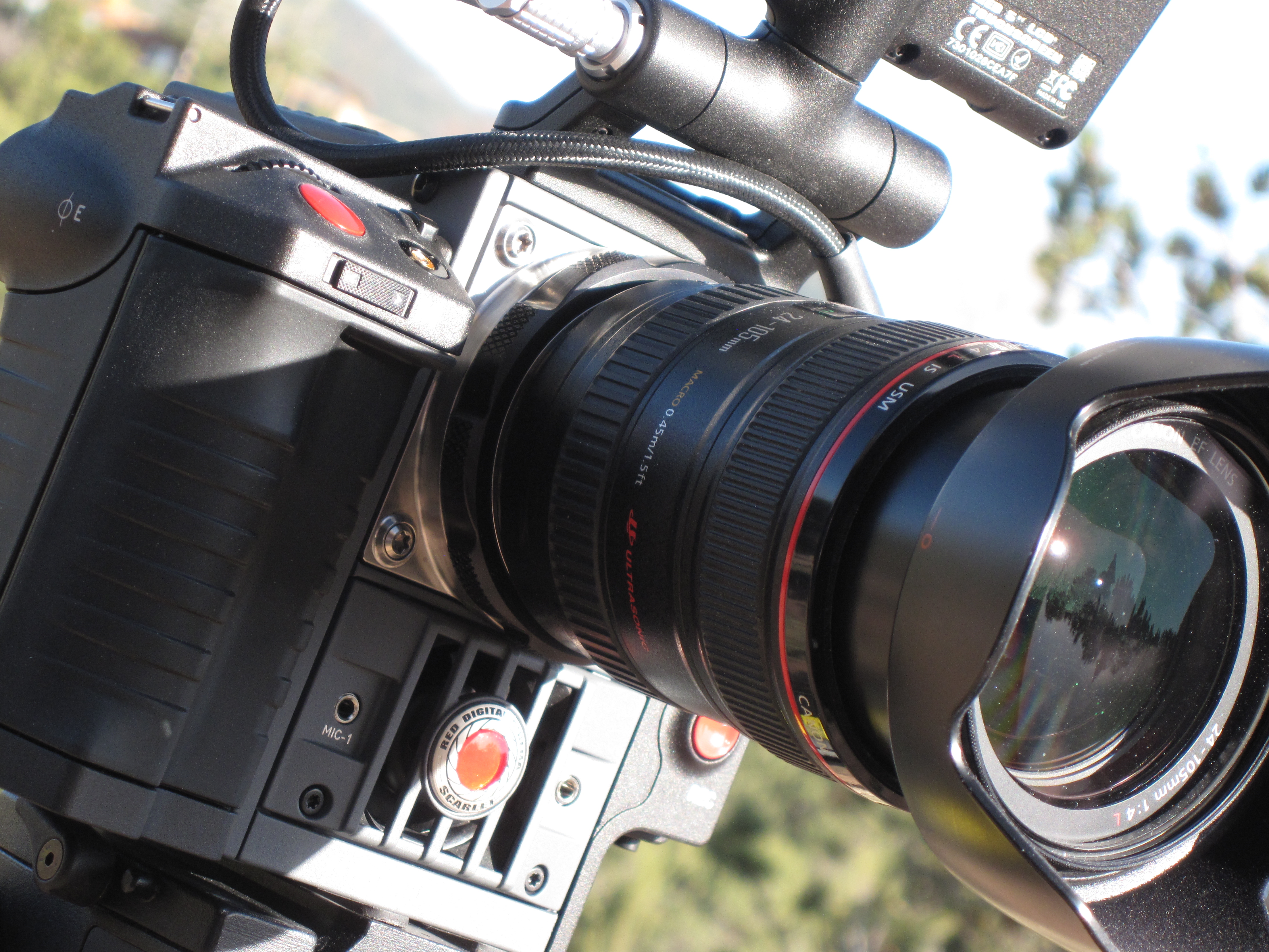 My RED Scarlet, TA Edison with Canon EF 24-105 f.4