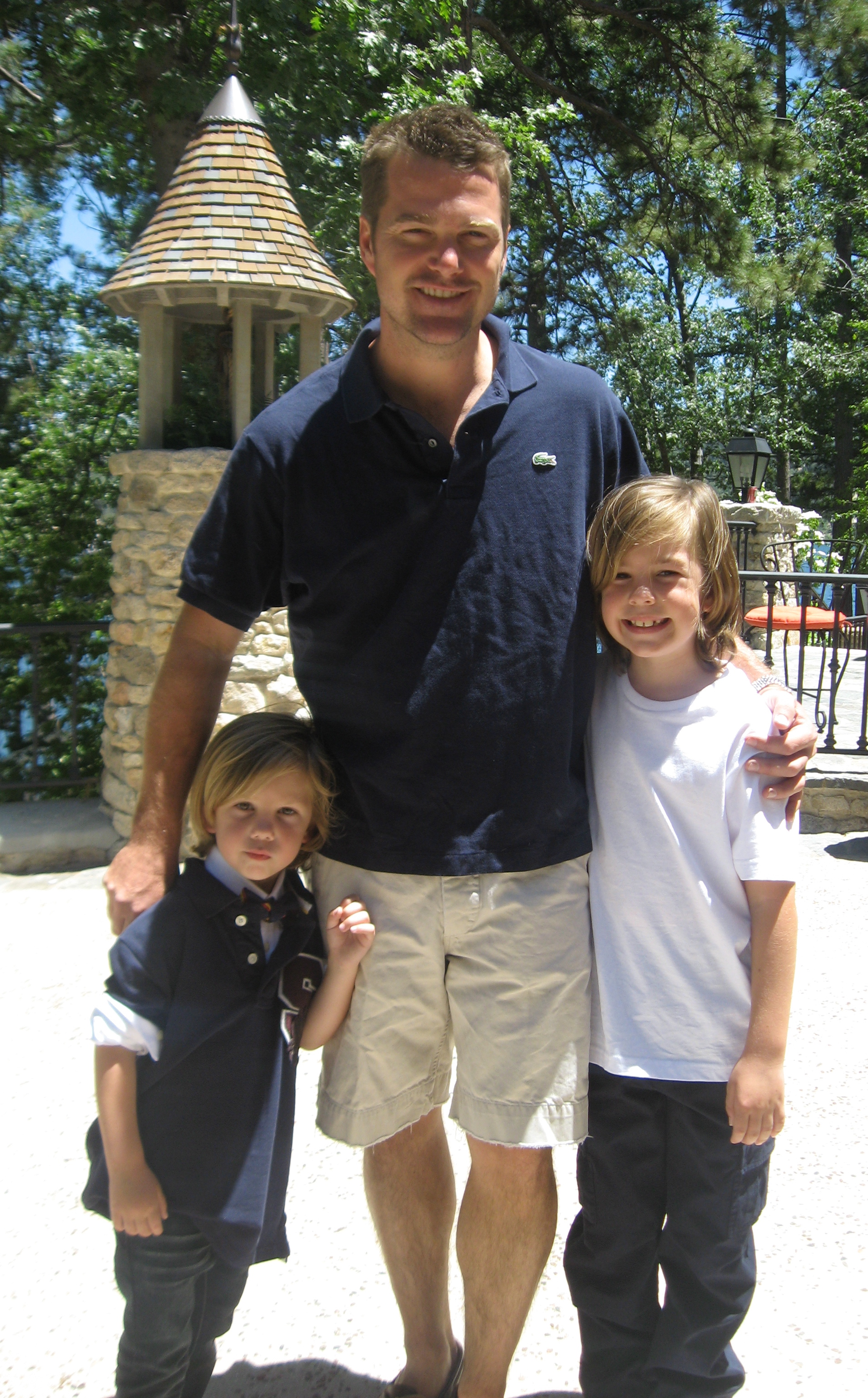 Tristian on 2011 Lake Socoor set w/Chris O'Donnell & brother Gabriele