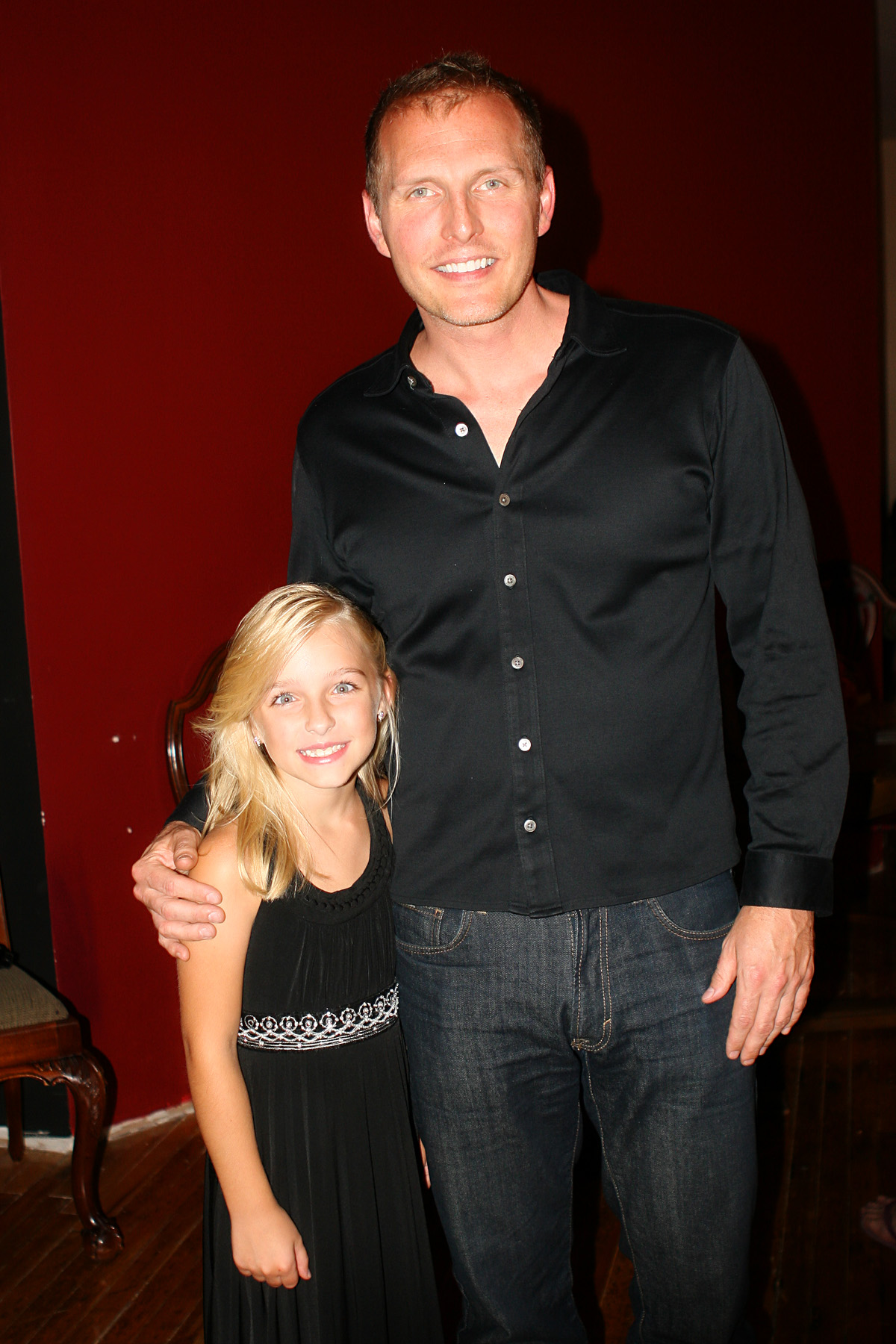 Julianna with Barret Walz at the screening of A Wish Your Heart Makes