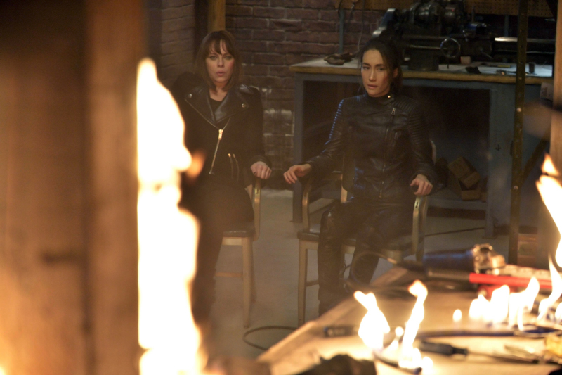 Still of Melinda Clarke, Maggie Q and Reunion in Nikita (2010)