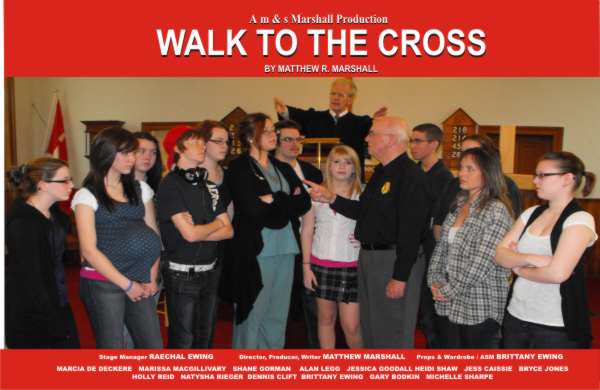 Walk to the Cross cast poster