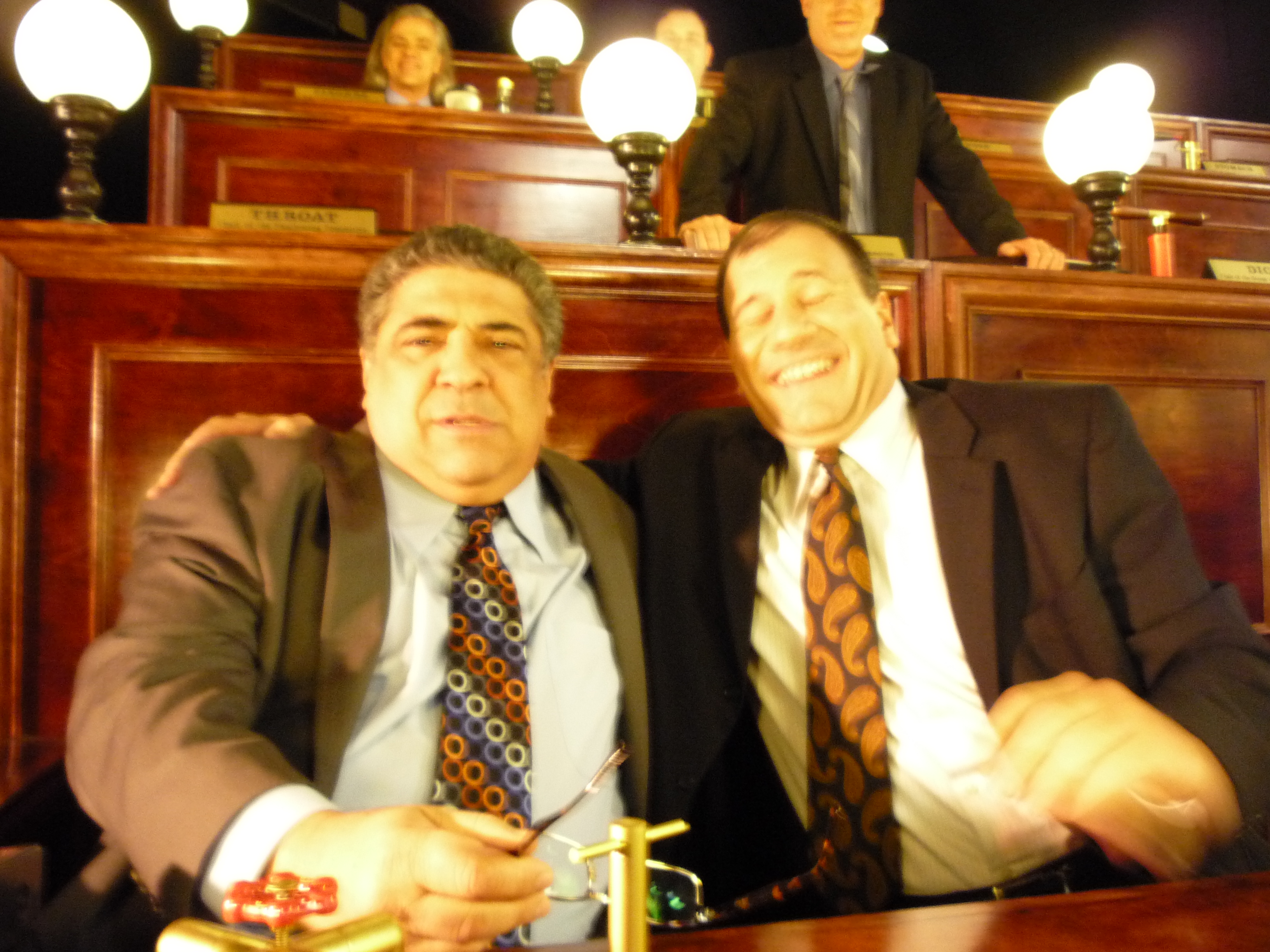On Set, June 2011: John E Seymore and Vincent Pastore