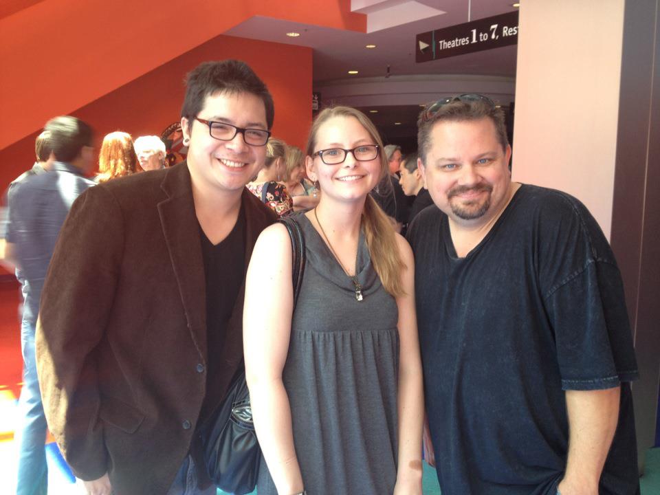 At the Paradox Alice screening with Adam Wong Perez and Eric Dapkewicz