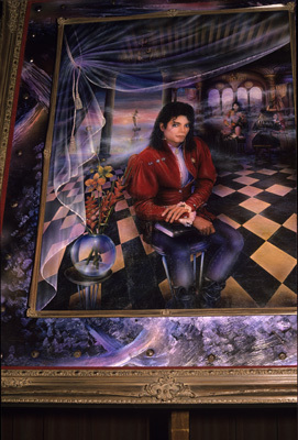 Portrait of Michael Jackson, entitled 