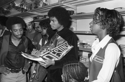 Michael Jackson (The Jacksons' In-Store Album Promotion) 1978 Freeway Records / Los Angeles