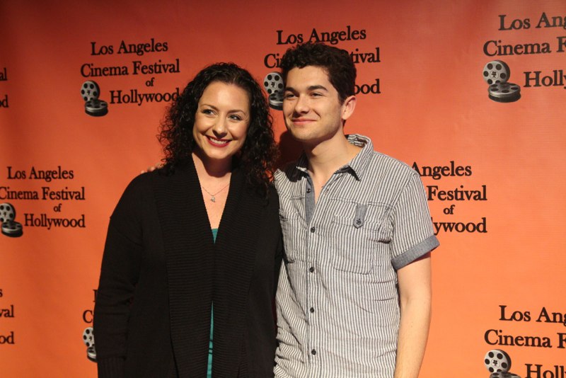 Actress/Producer Jennifer Nangle and Actor Samuel Marcus at the Los Angeles Cinema Festival of Hollywood