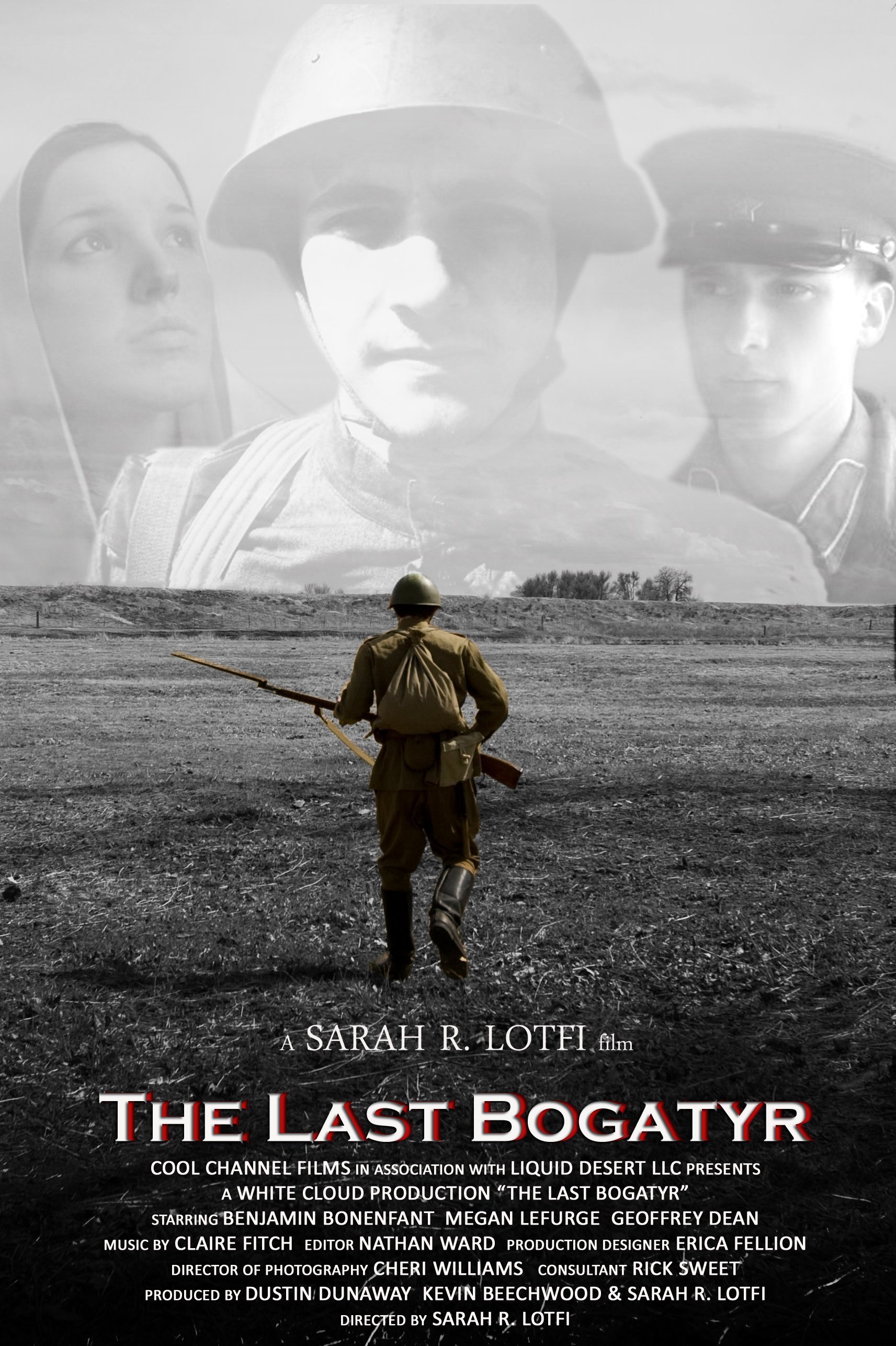 The official movie poster for The Last Bogatyr. Design by Dustin Dunaway