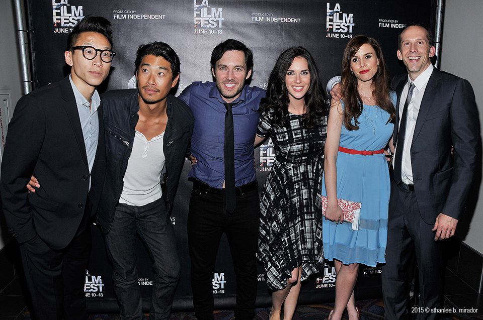 With Chris Dinh, Tim Chiou, Chris Riedell, Katie Savoy, and Walt Bost at the premiere of Crush the Skull at the Los Angeles FIlm Festival