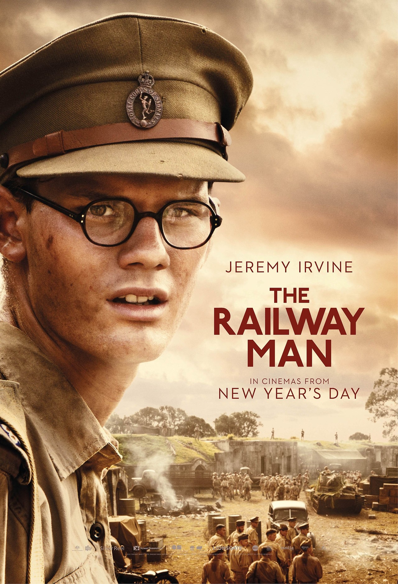 Jeremy Irvine in The Railway Man 2013