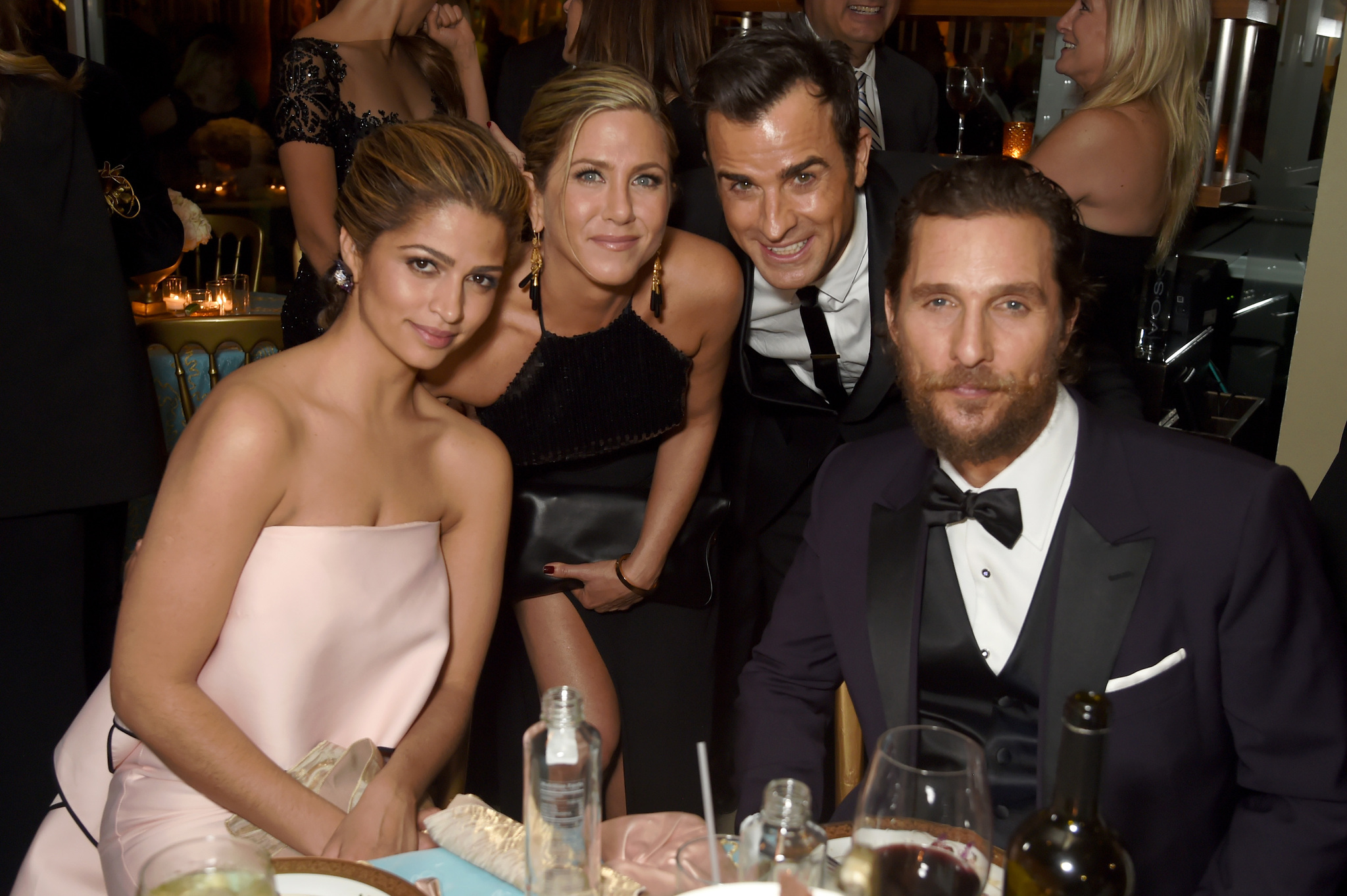 Jennifer Aniston, Matthew McConaughey, Justin Theroux and Camila Alves