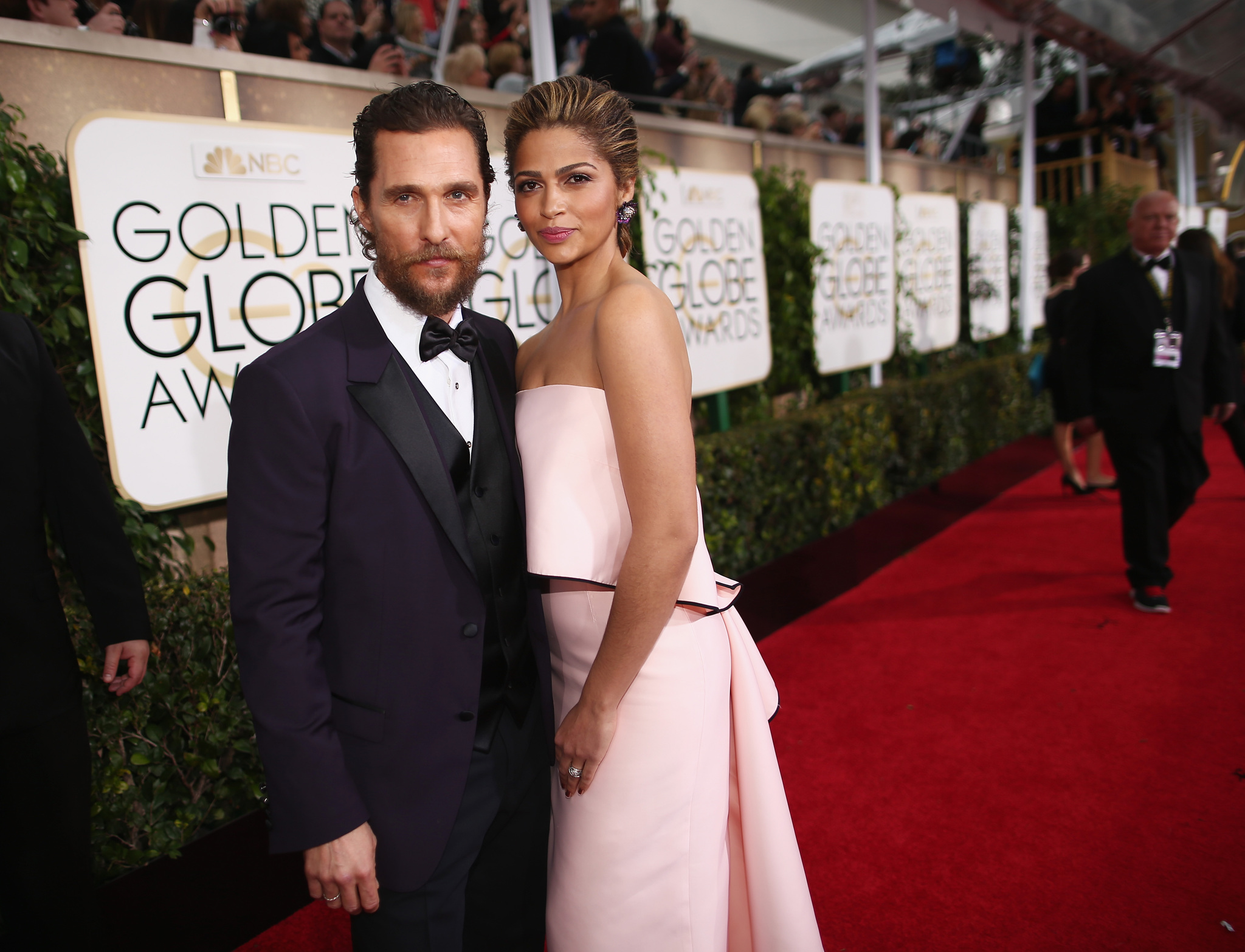 Matthew McConaughey and Camila Alves at event of 72nd Golden Globe Awards (2015)