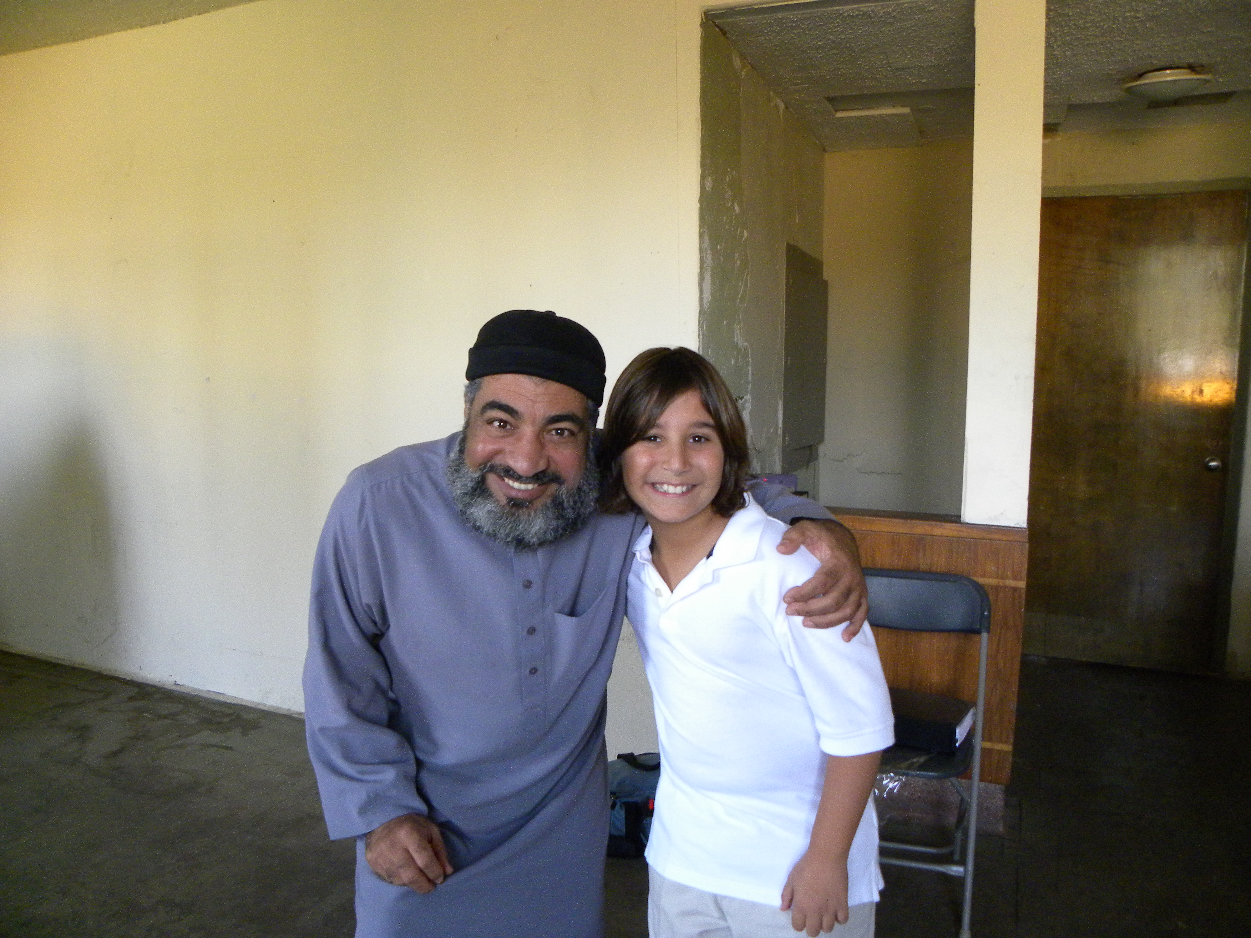 With Sayed Badreya (IronMan) on the set of The Space Between