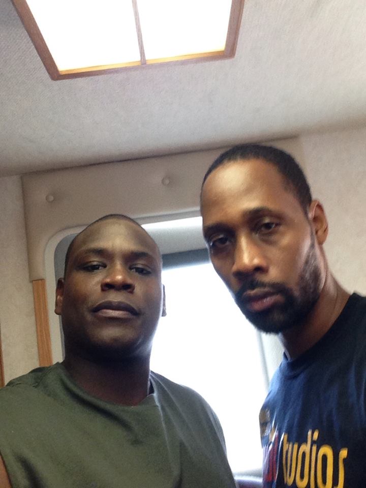 Demarkes on set of Gang Related with RZA
