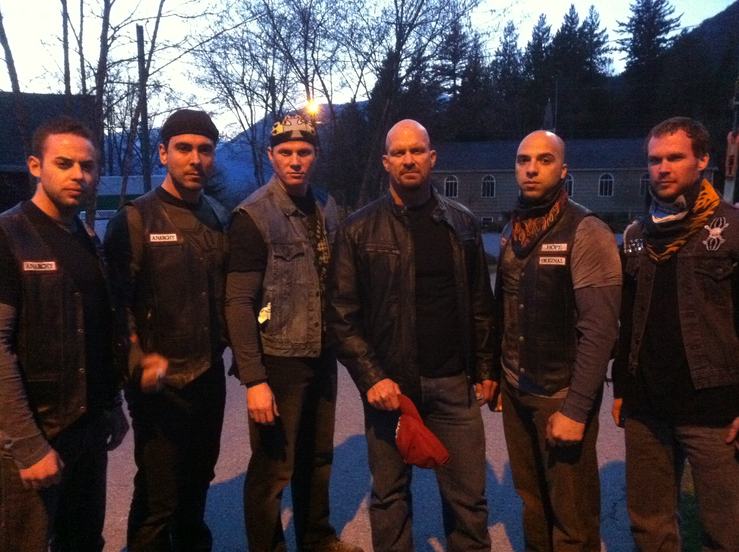 RECOIL feature - biker gang with Stone Cold Steve Austin