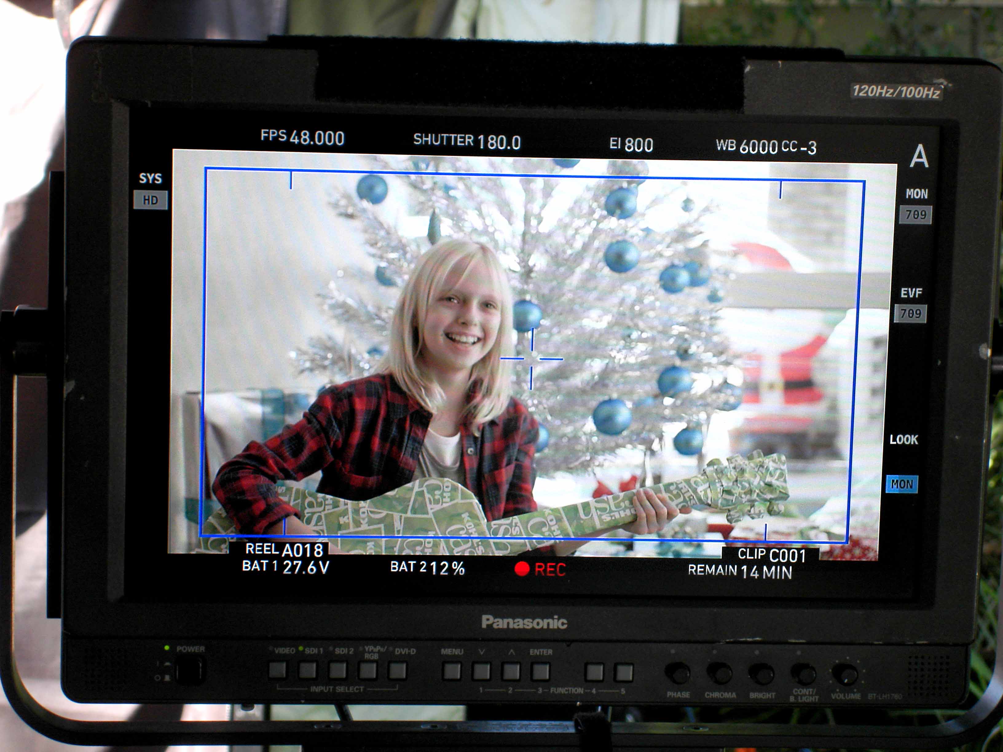 Jessica Belkin on set of Kohl's Commercial/Dir.Sean Healey