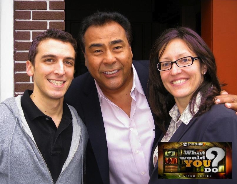 On set of Primetime: WWYD? with John Quinones