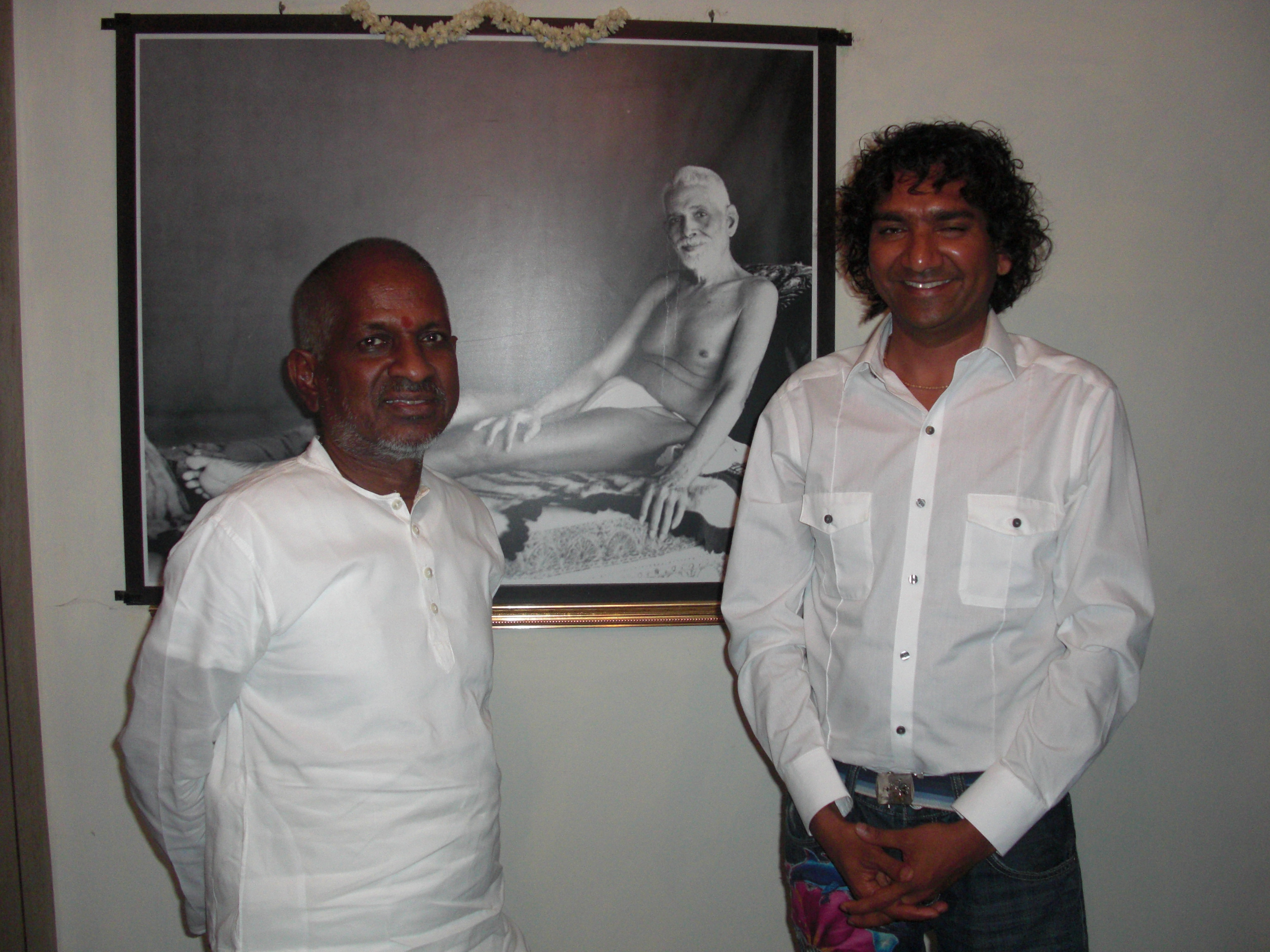 Ilaiyaraaja he is an Indian film composer, singer, and lyricist, mainly in the Tamil/Hindi film Industry. @ His Office meeting for 