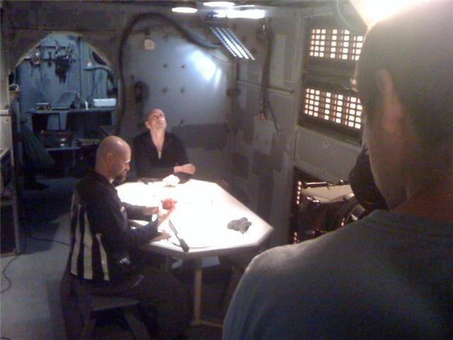 Behind the scenes on the dark science fiction film 