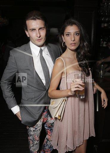 Cameron Moir and Joanna Janetakis attend the after party for the Los Angeles Premiere of Millennium Films and Radius TWC's Lovelace presented by Casa Reale, on Monday, August, 5th, 2013 in Los Angeles.