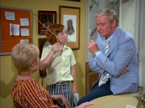 Still of Danny Bonaduce, Shirley Jones and Dave Madden in The Partridge Family (1970)