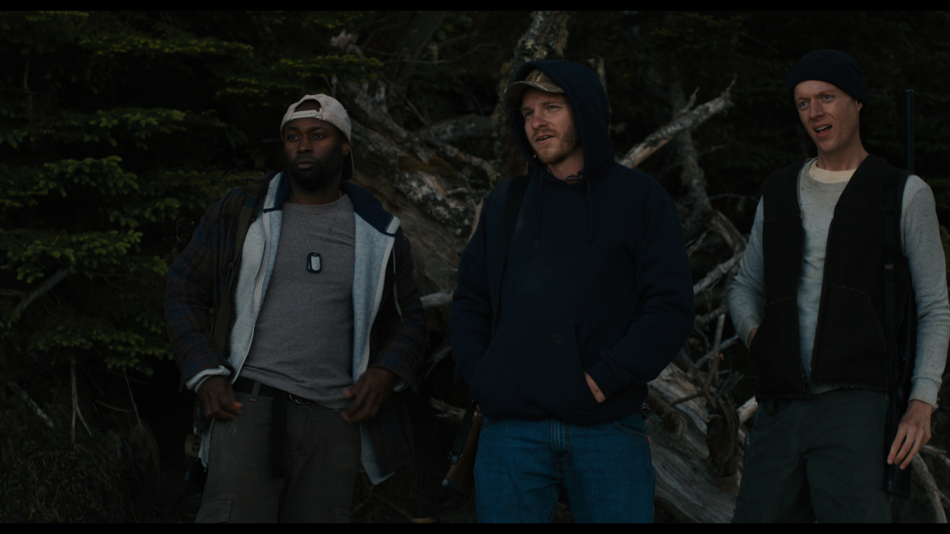 Still of Jay Paulson, Anslem Richardson and Will Bouvier in Black Rock (2012)