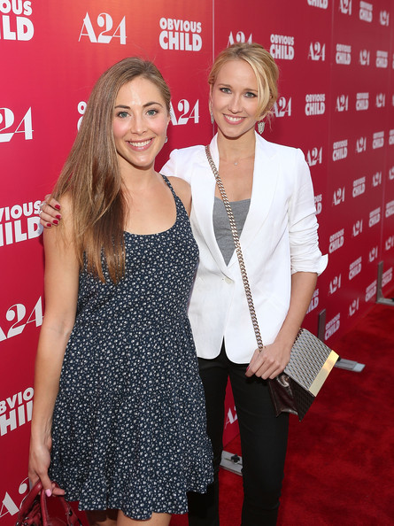 Bonnie Kathleen Ryan and Anna Camp attend Obvious Child Premiere