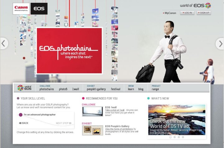 Canon EOS campaign shot featuring Khanh.