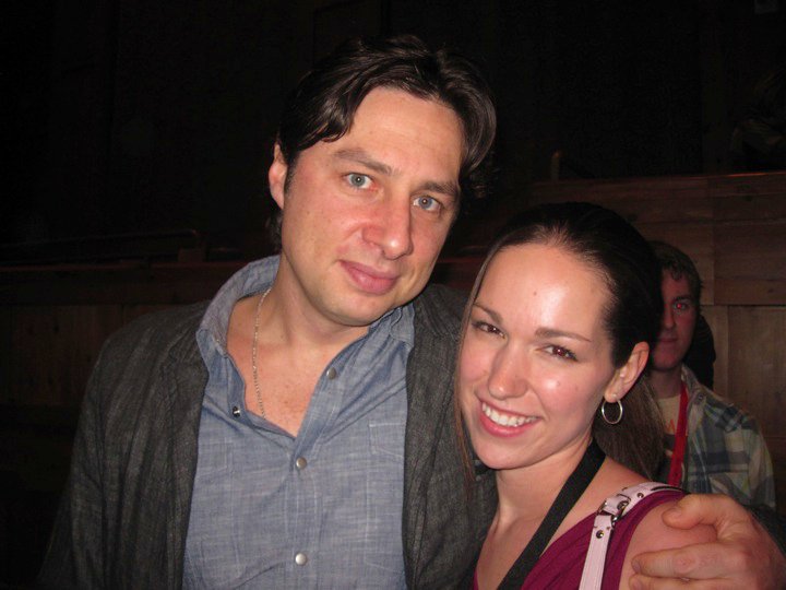 With Zach Braff at Vail Film Festival