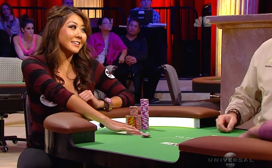 Maria Ho at the 2013 NBC Heads Up Poker Championship.