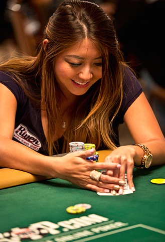 Maria Ho at the World Series of Poker.