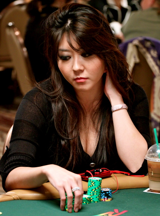 Maria Ho at the 2010 World Series of Poker in Las Vegas, Nevada.