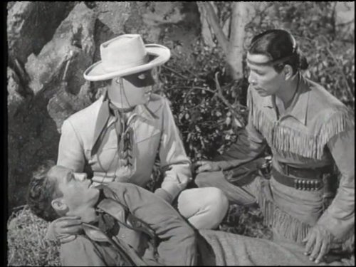 Still of Clayton Moore and Jay Silverheels in The Lone Ranger (1949)