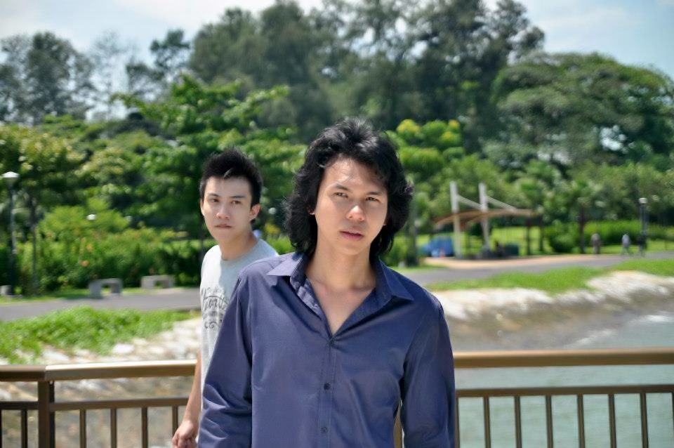 Still of Lyon Sim and Charlie Goh in the Last Letter (2012)